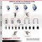 Service Caster 3.5 Inch 316SS Blue Polyurethane Swivel 1-1/8 Inch Stem Caster Lock Brake, 2PK SS316TTLEX20S3514-PPUBBLUE-2-S-2-118 - alternate 5
